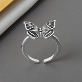 New butterfly Adjustable Ring - Animals Aso