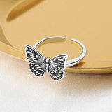 New butterfly Adjustable Ring - Animals Aso