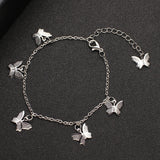 New Crystal Butterfly Anklet For Women