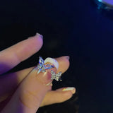 New Fashion Simple Light Butterfly Ring - Animals Aso