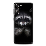 Cute Animal Raccoon Phone Case for Samsung Galaxy - Animals Aso