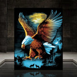 New 5D Diamond Painting Kit  Eagle Home Decor