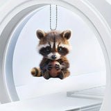 Cute Raccoon Rugby Pendant Decor