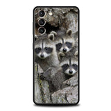 Cute Animal Raccoon Phone Case for Samsung Galaxy - Animals Aso