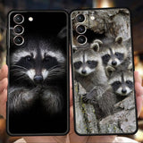 Cute Animal Raccoon Phone Case for Samsung Galaxy