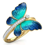 New Fashion Butterfly Rings