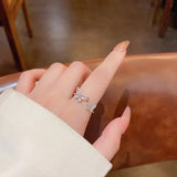 New Fashion Simple Light Butterfly Ring - Animals Aso