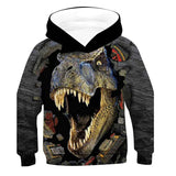 New Fashion Dinosaur Hoodie - Animals Aso