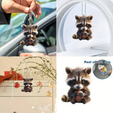 Cute Raccoon Rugby Pendant Decor