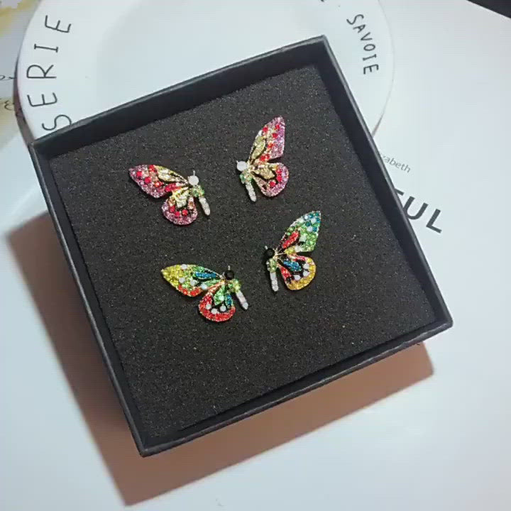 New Amazing Color Butterfly Earrings - Animals Aso