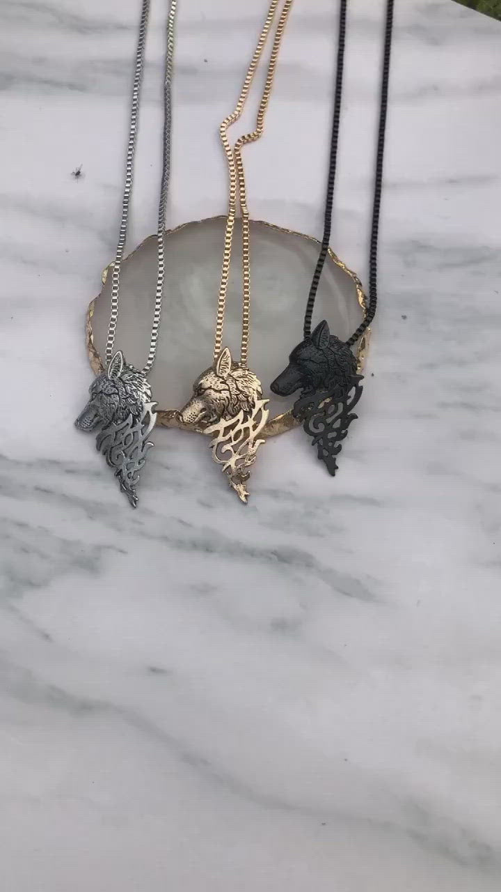 New Cute Wolf Necklace - Animals Aso