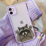 2023 New Cute Raccoon Phone Case For iPhone - Animals Aso