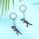 New Colorful Skeleton Dinosaur Key Chain - Animals Aso