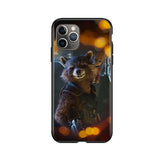 Silicone Cover Rockets Raccoon Phone Case For iPhone-Animals Aso