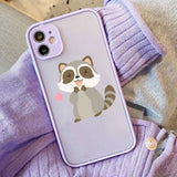 2023 New Cute Raccoon Phone Case For iPhone - Animals Aso