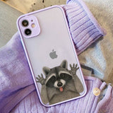 New Cute Raccoon  Phone Case For iPhone