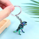 New Colorful Skeleton Dinosaur Key Chain - Animals Aso