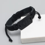 2023 New fashion Bracelet black wolf - Animals Aso