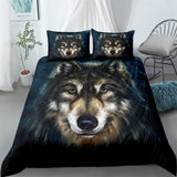 2023 New Amazing Wolf Duvet Cover - Animals Aso