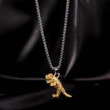 New Tyrannosaurus Rex Necklaces Gold Silver - Animals Aso