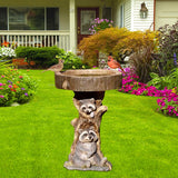 Resin Raccoon Decor For Home Jardineria - Animals Aso