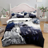 2023 New Amazing Wolf Duvet Cover - Animals Aso