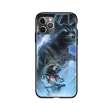 Silicone Cover Rockets Raccoon Phone Case For iPhone