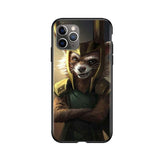 Silicone Cover Rockets Raccoon Phone Case For iPhone-Animals Aso