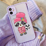 2023 New Cute Raccoon Phone Case For iPhone - Animals Aso