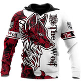 New Fashion Wolf Hoodies