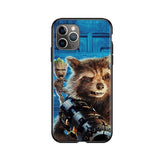 Silicone Cover Rockets Raccoon Phone Case For iPhone-Animals Aso