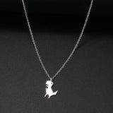 New Stainless Steel Dinosaur Necklaces - Animals Aso