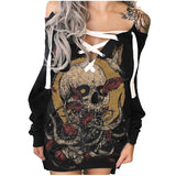 New Amazing Skull Dress - Animals Aso