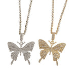 New Cute Butterfly Pendant Necklace - Animals Aso