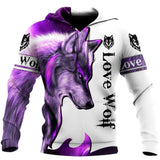 2023 New Fashion Wolf Hoodies - Animals Aso