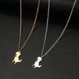 New Stainless Steel Dinosaur Necklaces - Animals Aso