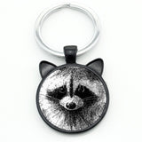 2022 New Cute Raccoon keychain - Animals Aso