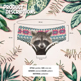 New Lovely Racoon 3D Panties Underwear - Animals Aso