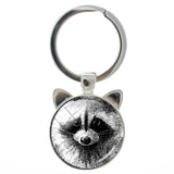 2022 New Cute Raccoon keychain - Animals Aso