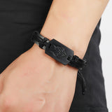 2023 New fashion Bracelet black wolf - Animals Aso