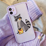 2023 New Cute Raccoon Phone Case For iPhone - Animals Aso