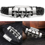 New Stainless Steel Skull Bracelets