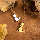 New Stainless Steel Dinosaur Necklaces