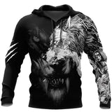 2023 New Fashion Wolf Hoodies - Animals Aso