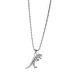 New Tyrannosaurus Rex Necklaces Gold Silver - Animals Aso