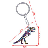 New Colorful Skeleton Dinosaur Key Chain - Animals Aso