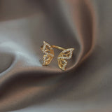 Trendy New Fashion Silver Color Butterfly Rings - Animals Aso