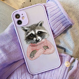 2023 New Cute Raccoon Phone Case For iPhone - Animals Aso