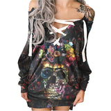 New Amazing Skull Dress - Animals Aso