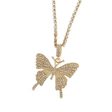 New Cute Butterfly Pendant Necklace - Animals Aso